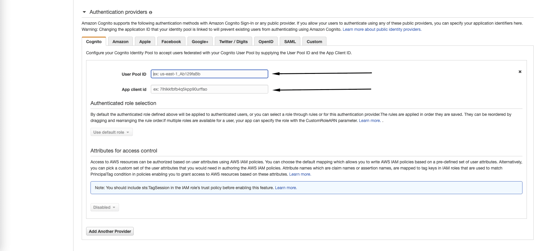 Cognito User Pool